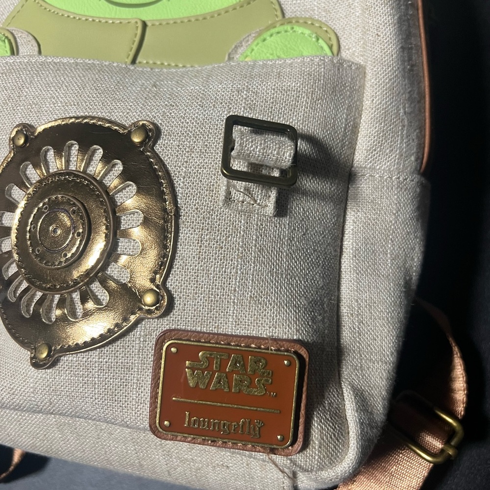 Star Wars Baby Yoda Grogu The Mandalorian Loungefly Mini Backpack Disney - Picture 9 of 11